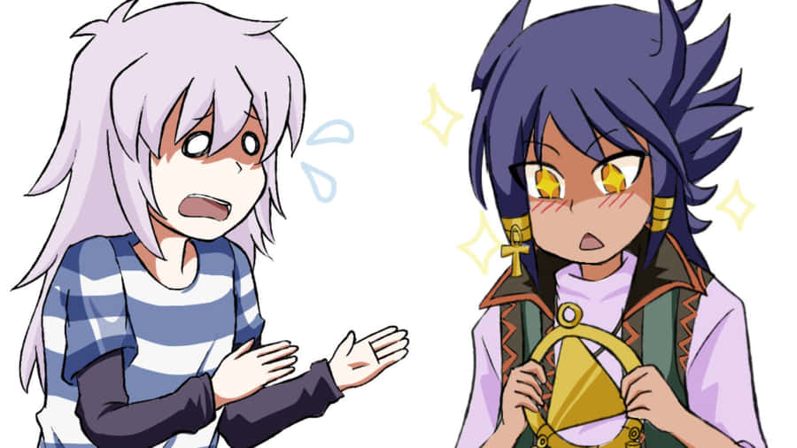 Aigami's Lively Concert Under The Glowing Stars Wallpaper