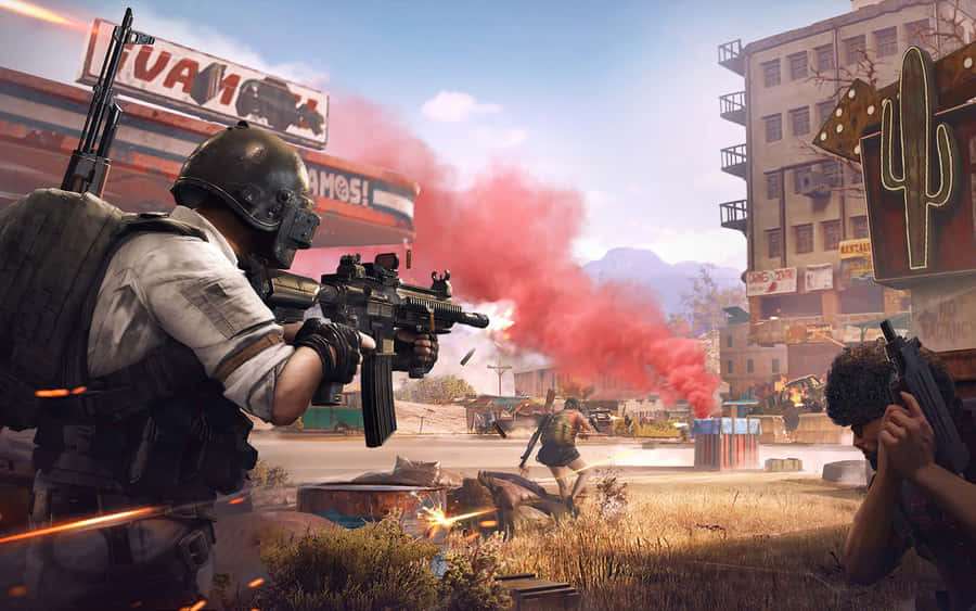 Aim And Shoot In This Intense And Competitive Shooting Game Wallpaper