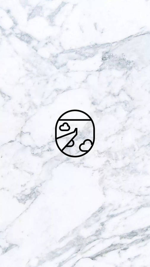 Airplane Window View Grey Marble Iphone Wallpaper