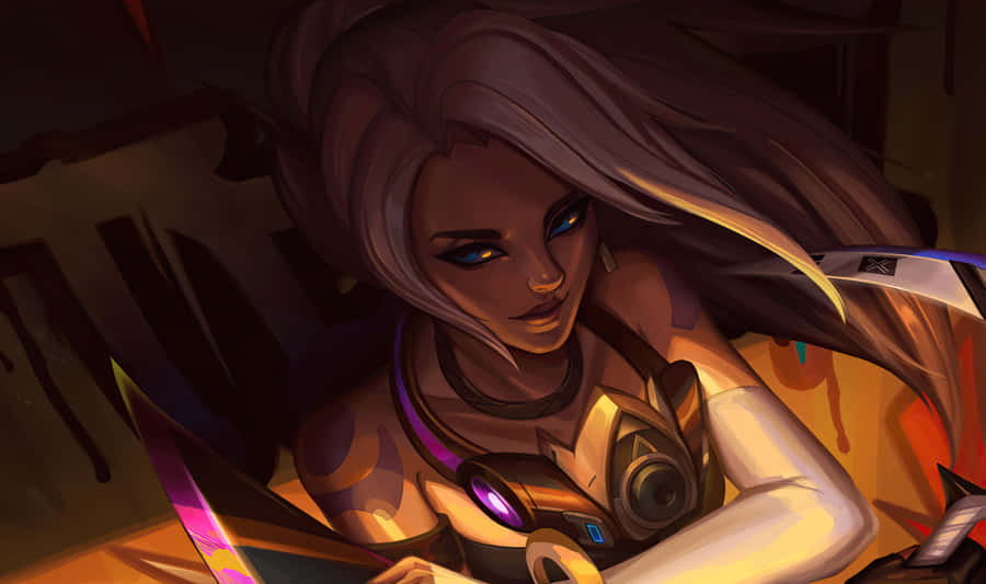 Akali Stealthy Ninja Artwork Wallpaper