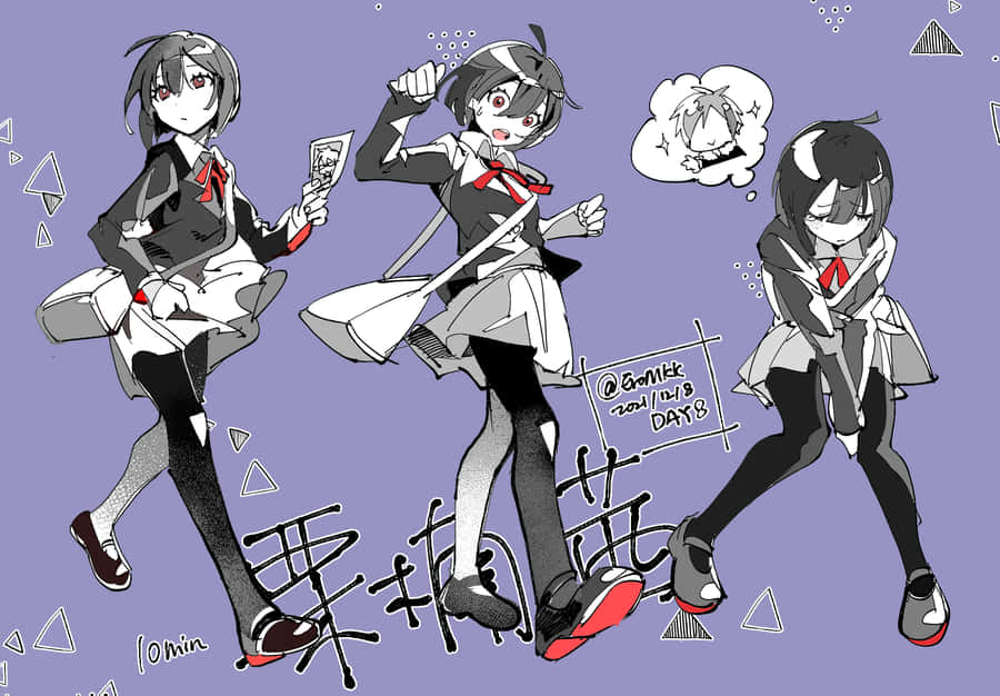 Akane Awakusu: The Innocent Expression Wallpaper