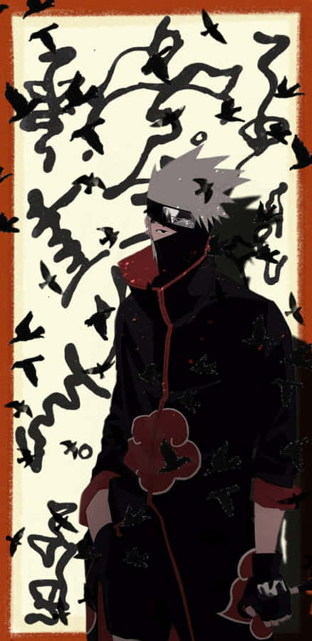 Akatsuki Kakashi In Action Wallpaper