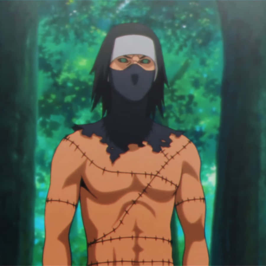 Akatsuki Kakuzu - Fearless And Powerful Ninja Wallpaper