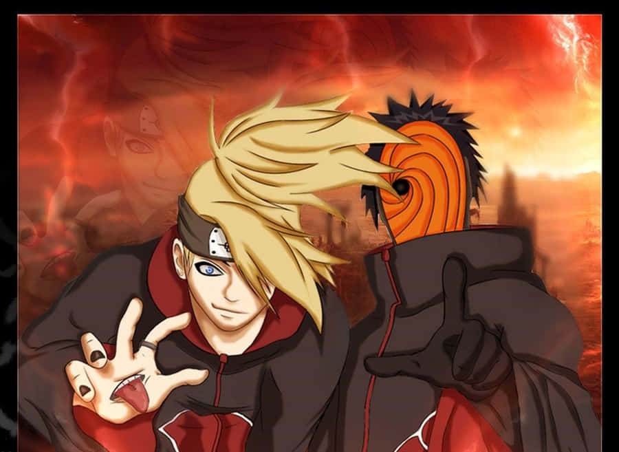 Akatsuki's Loyal Black Ops Leader, Tobi Wallpaper