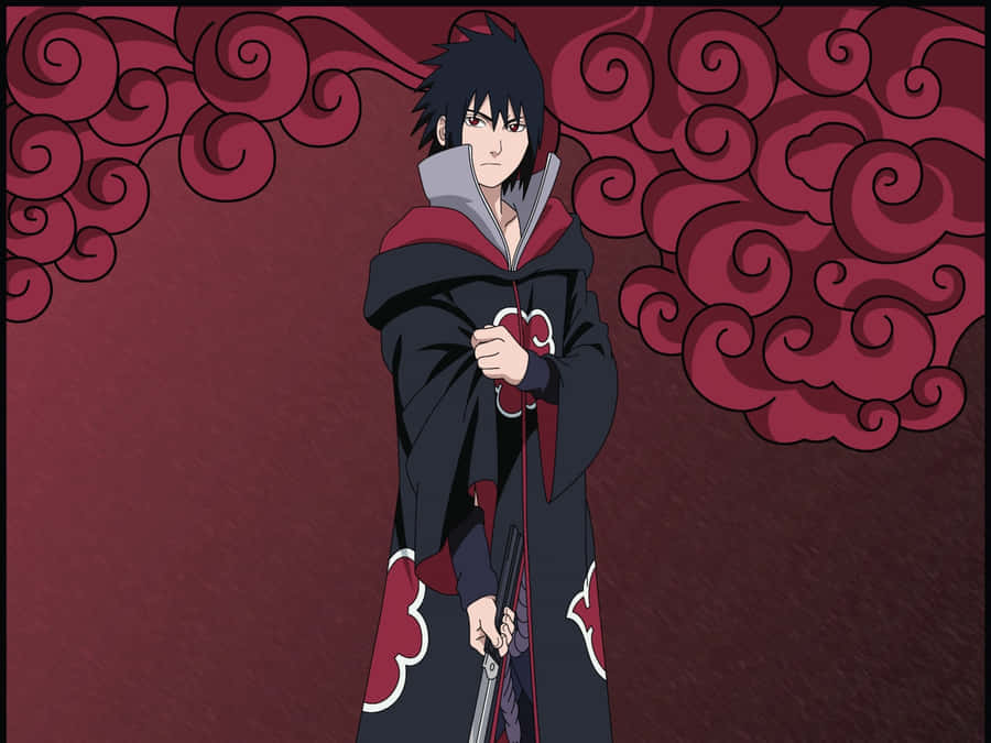 Akatsuki Sasuke Takes On A New Mission Wallpaper