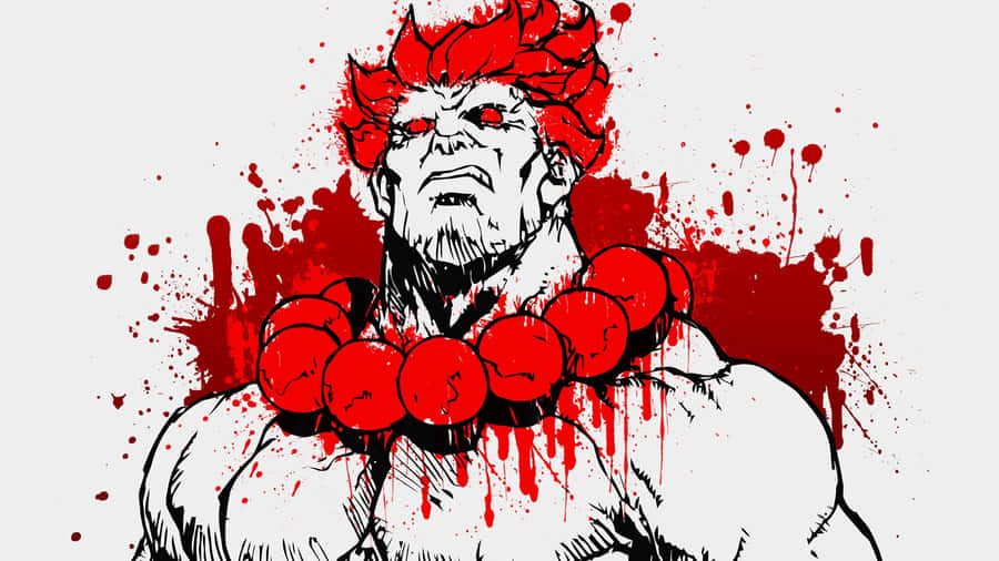 Akuma Street Fighter Artistic Render Wallpaper