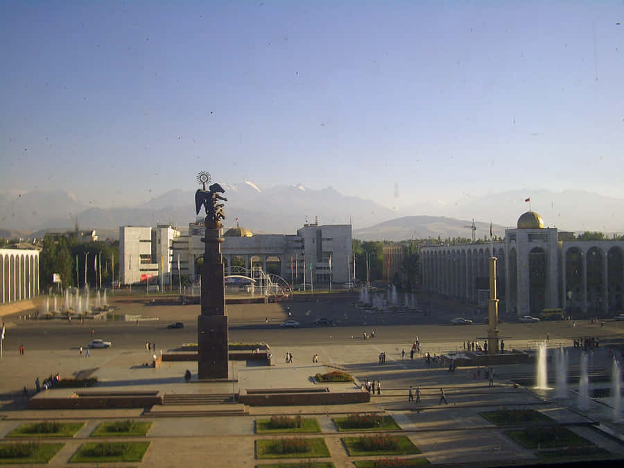 Ala Too Square Bishkek Osh City Wallpaper