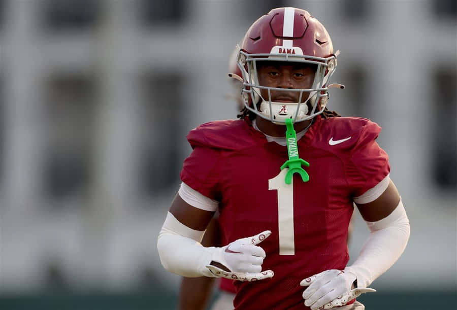 Alabama Football Player Number1 Wallpaper