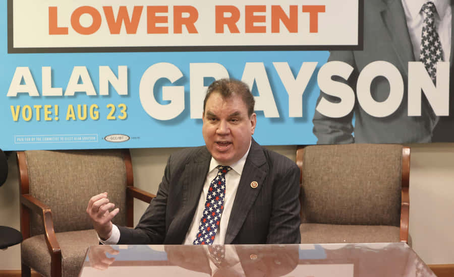 Alan Grayson Platfrom Showcase Wallpaper