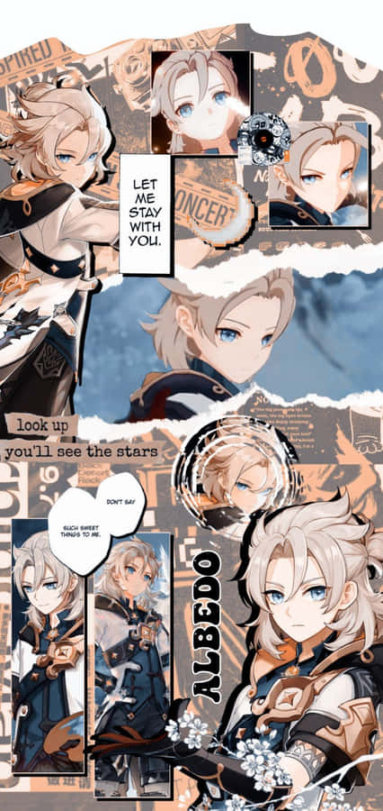 Albedo From Genshin Impact In A Stunning Artwork Wallpaper