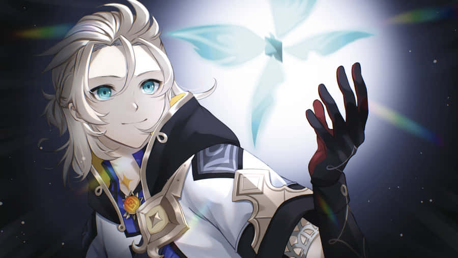 Albedo, The Brilliant Alchemist, In Genshin Impact Wallpaper