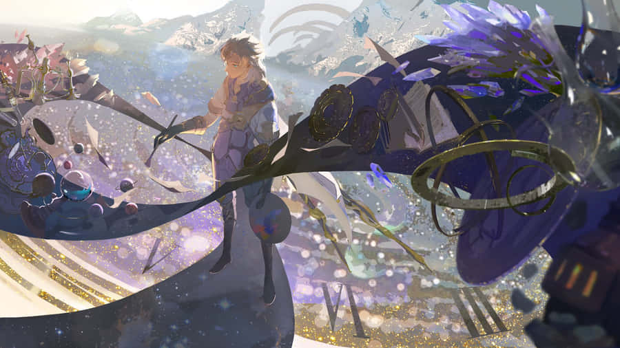 Albedo, The Brilliant Alchemist Of Genshin Impact Wallpaper