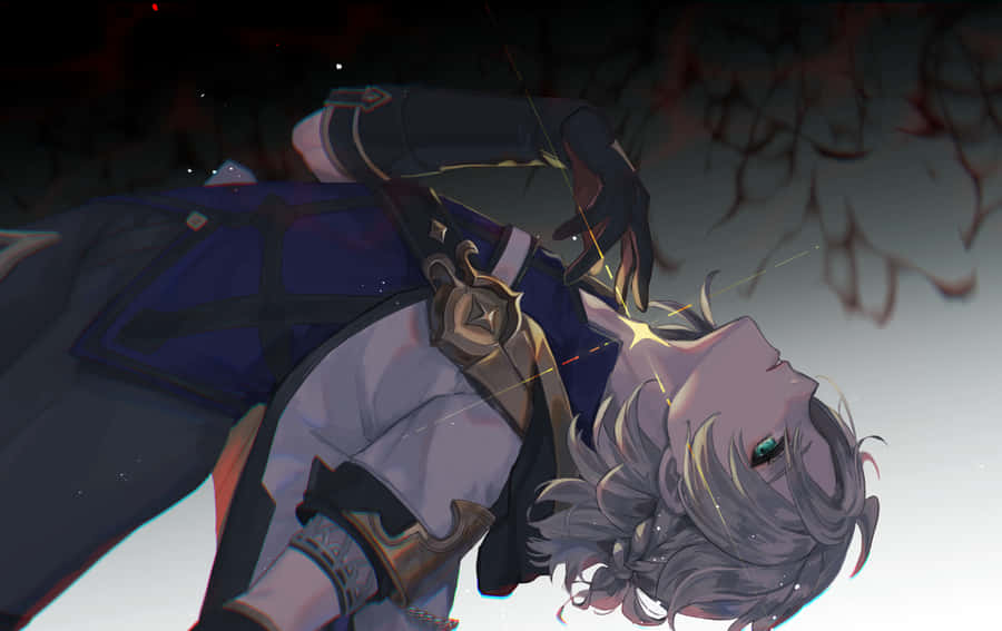 Albedo - The Genius Alchemist From Genshin Impact Wallpaper