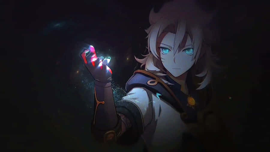 Albedo, The Master Alchemist In Genshin Impact Wallpaper