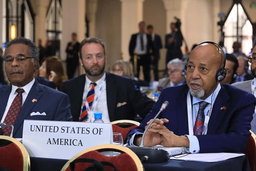 Alcee Hastings Headphones Wallpaper