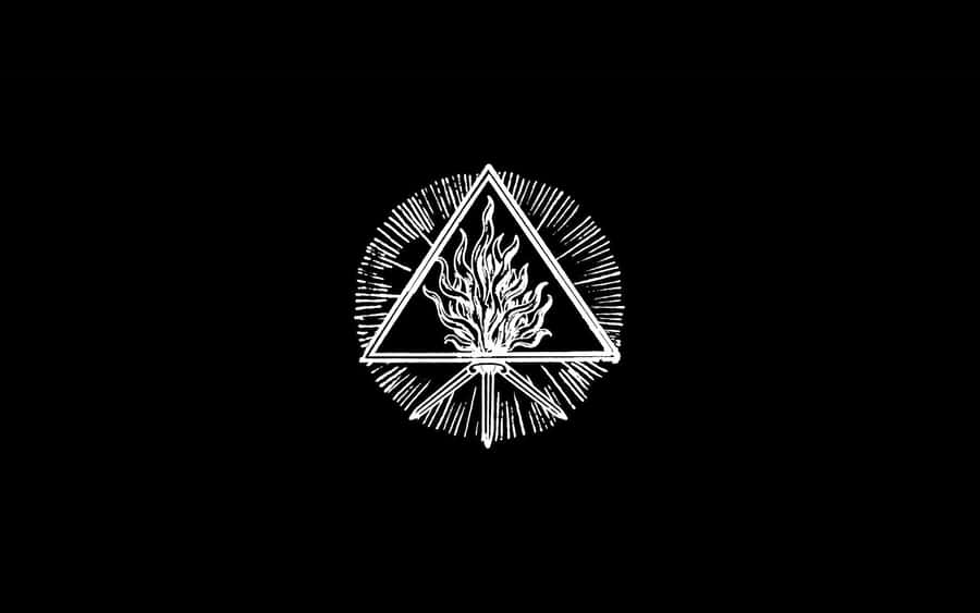 Alchemical Symbols On Parchment Wallpaper