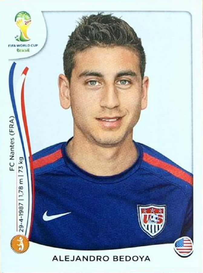 Alejandro Bedoya 2014 Fifa World Cup Sticker Wallpaper