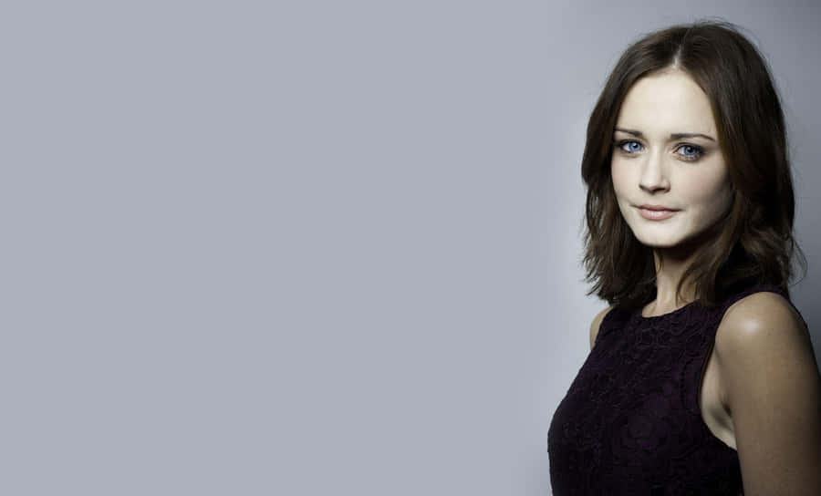 Alexis Bledel Posing For A Photoshoot Wallpaper