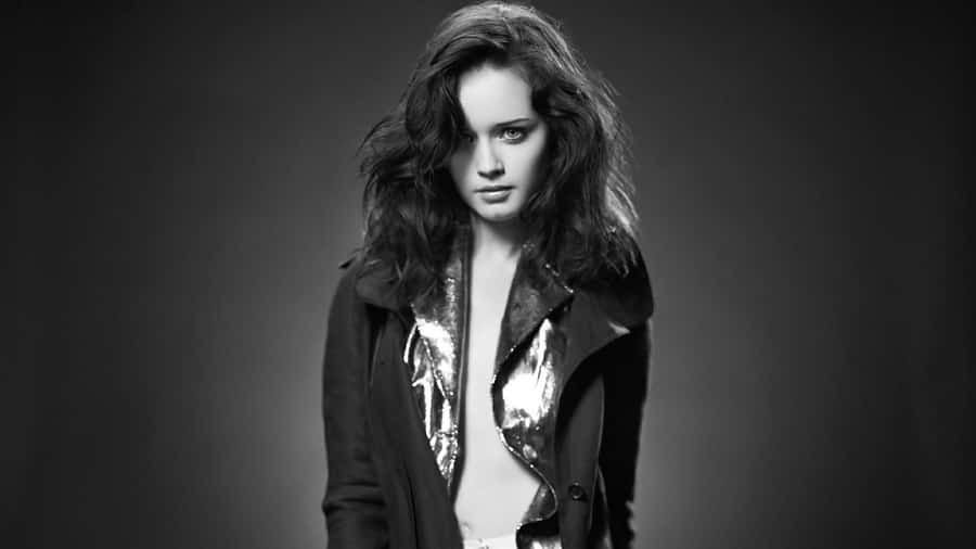 Alexis Bledel Posing For A Stunning Photoshoot Wallpaper