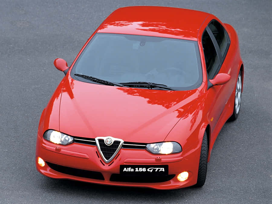 Alfa Romeo 156 - A Classic Italian Sports Sedan Wallpaper