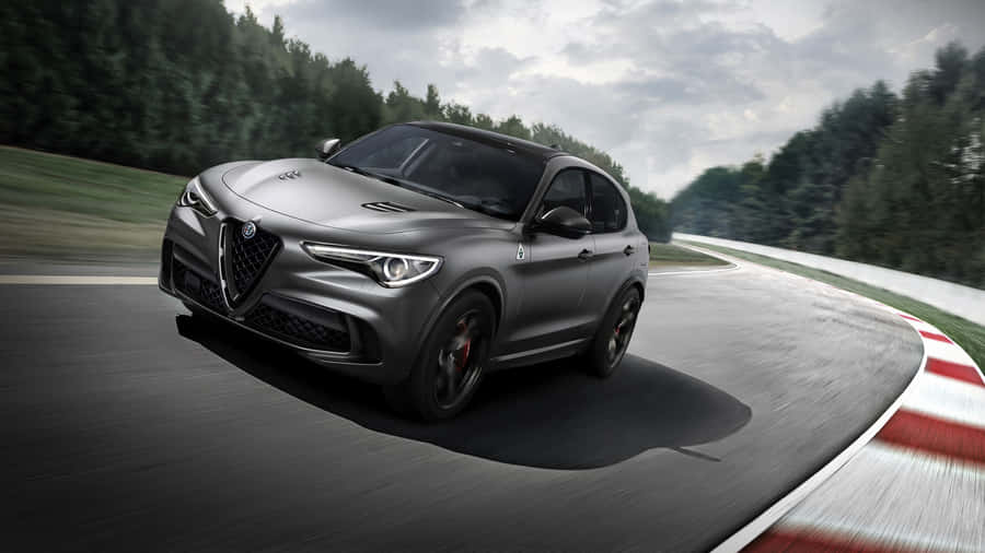 Alfa Romeo Stelvio - A Perfect Blend Of Performance And Luxury Wallpaper
