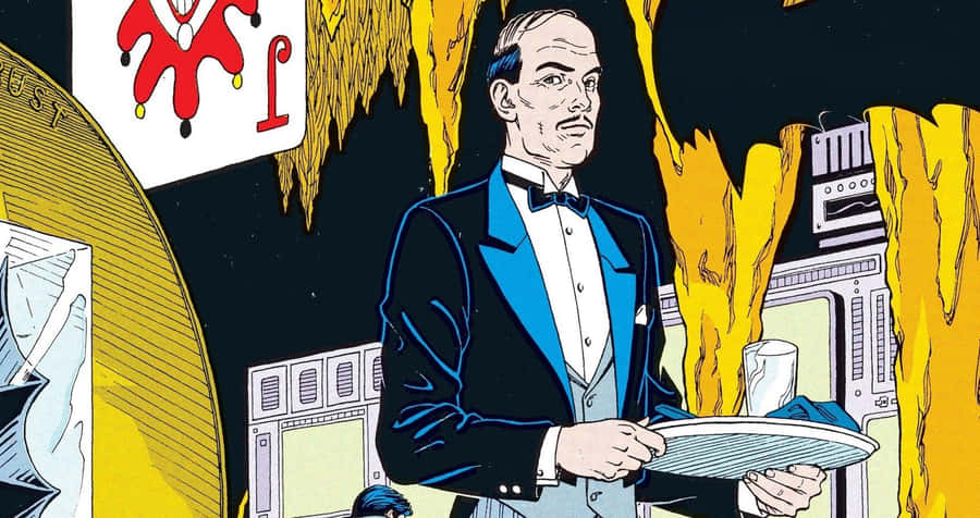 Alfred Pennyworth: The Indispensable Butler And Advisor Of Batman Wallpaper