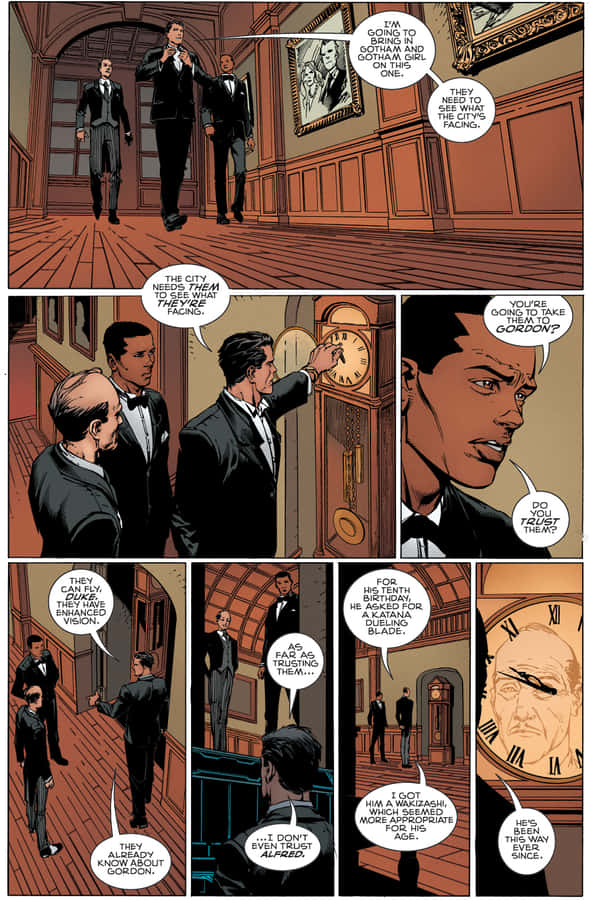 Alfred Pennyworth, The Loyal Butler And Confidant Of Batman Wallpaper