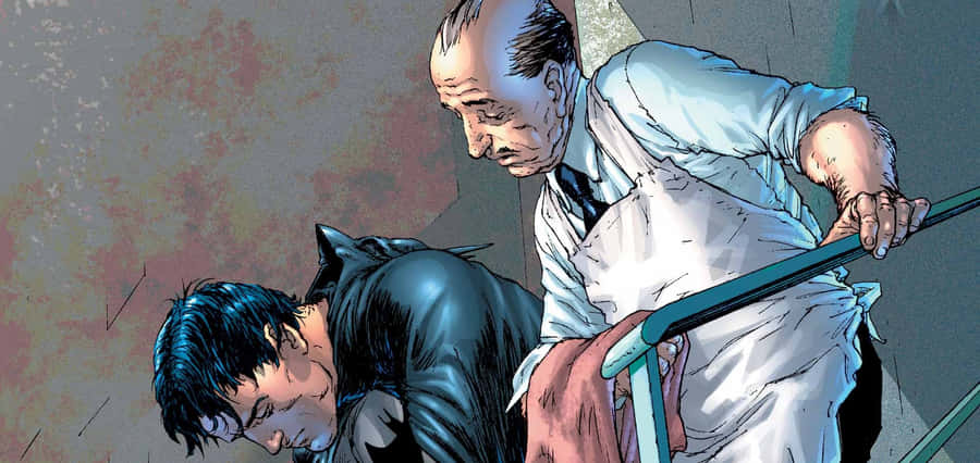 Alfred Pennyworth, The Loyal Butler Of Batman Wallpaper