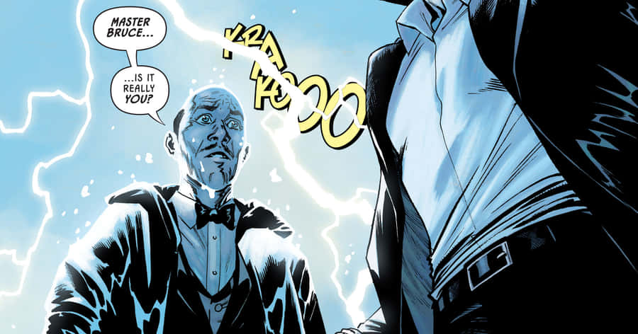 Alfred Pennyworth - The Loyal Butler Of Bruce Wayne Wallpaper