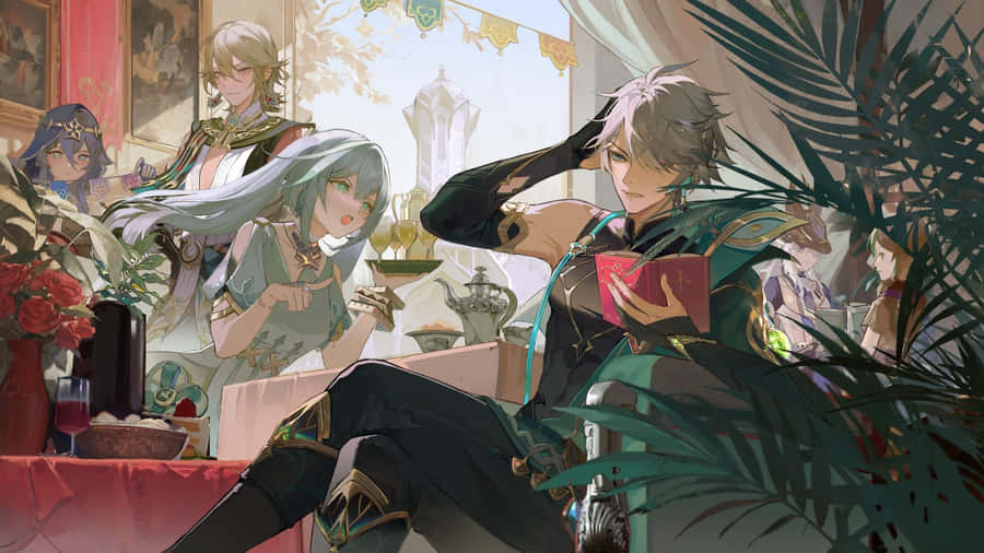 Alhaithamand Companions Relaxing Wallpaper
