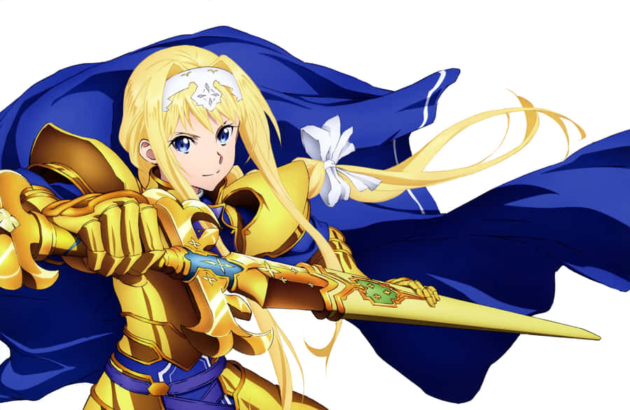 Alice Zuberg In A Stunning Fantasy World Wallpaper