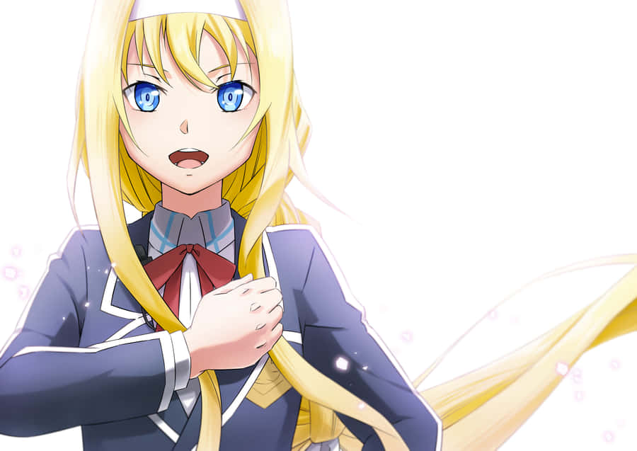 Alice Zuberg In A Stunning Sword Art Online Wallpaper Wallpaper