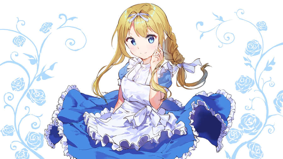 Alice Zuberg Staring Into The Distance Wallpaper