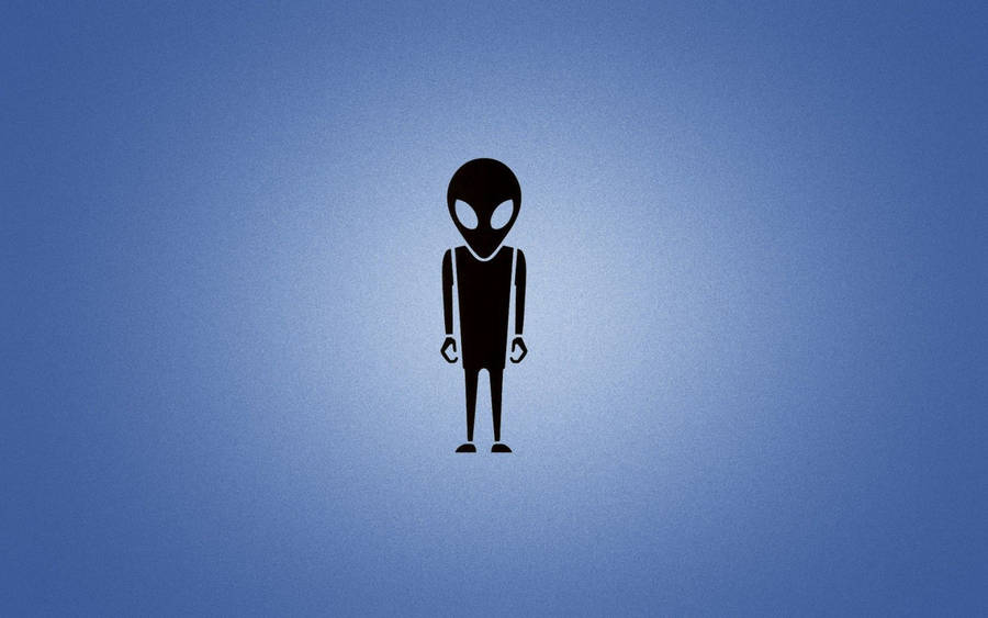 Alien Silhouette Wallpaper