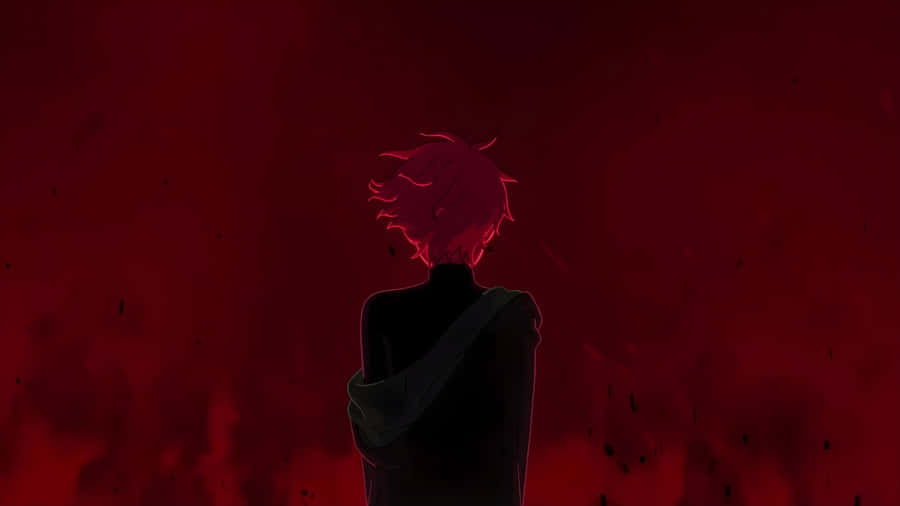 Alien Stage Dark Red Atmosphere Wallpaper