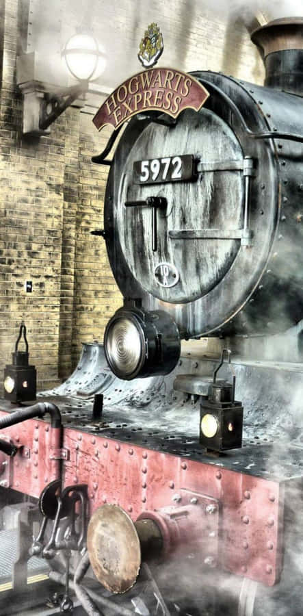 All Aboard The Magical Hogwarts Express Train Wallpaper