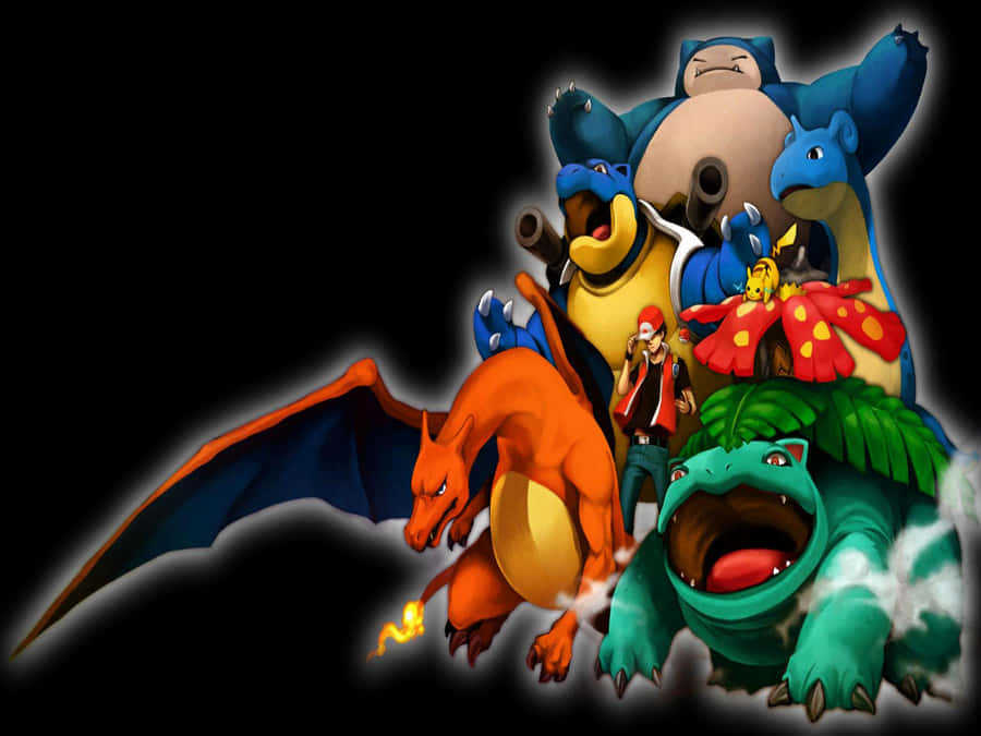 All The Original Mega Evolutions Of The Pokemon Wallpaper