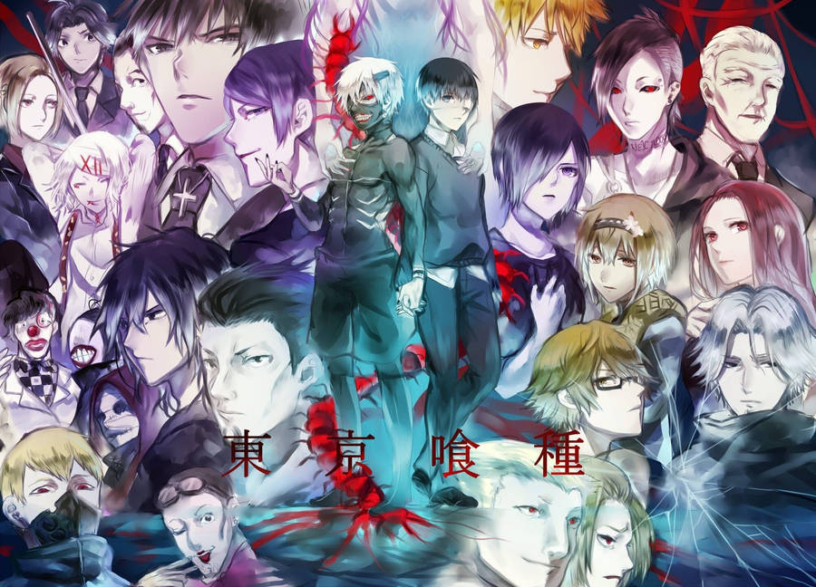 All The Tokyo Ghoul Characters Wallpaper