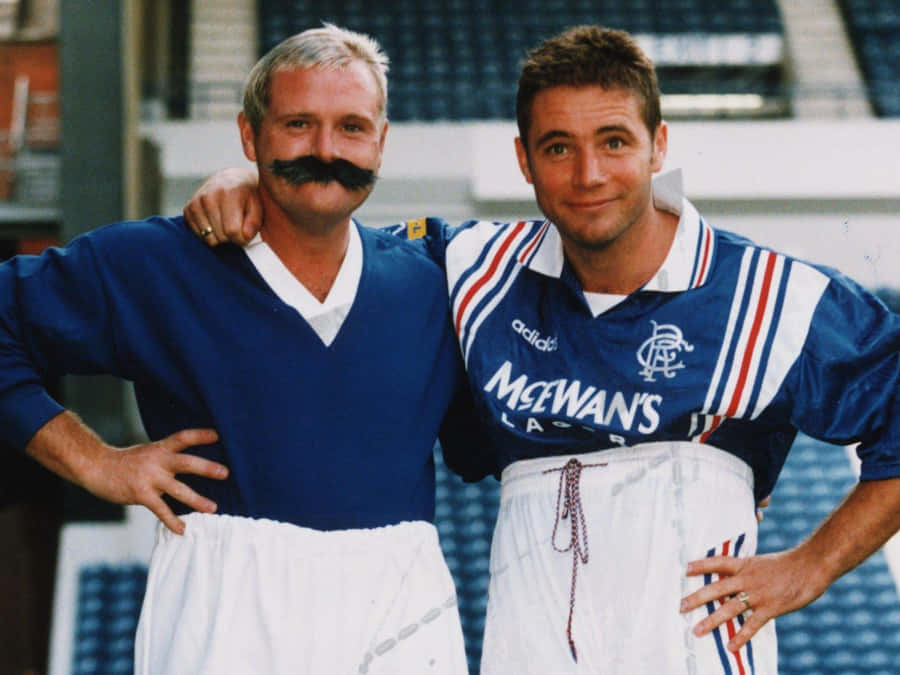 Ally Mccoist And Superstar Paul Gascoigne Wallpaper