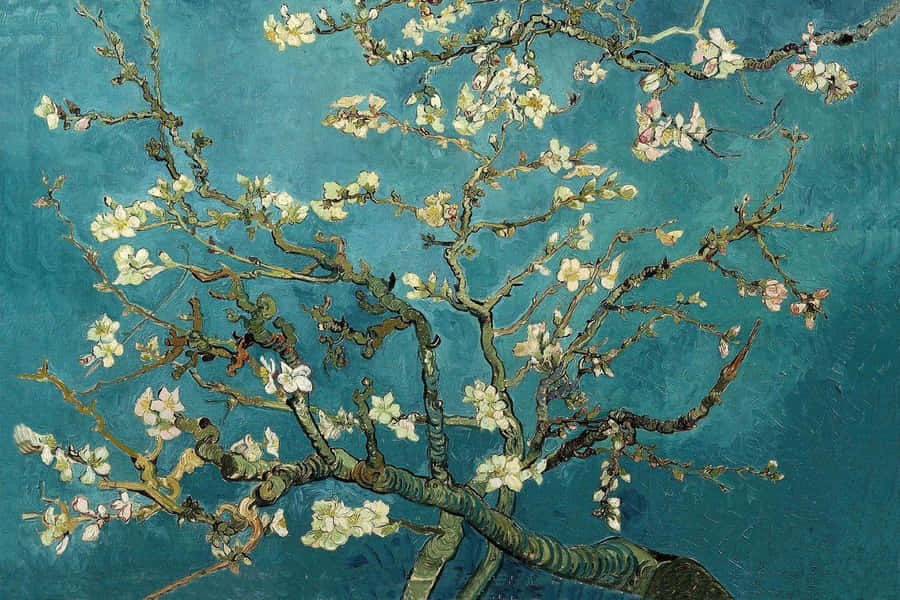 “almond Blossoms” By Vincent Van Gogh Wallpaper
