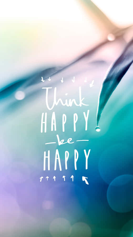 “always Happy Using Your Iphone” Wallpaper