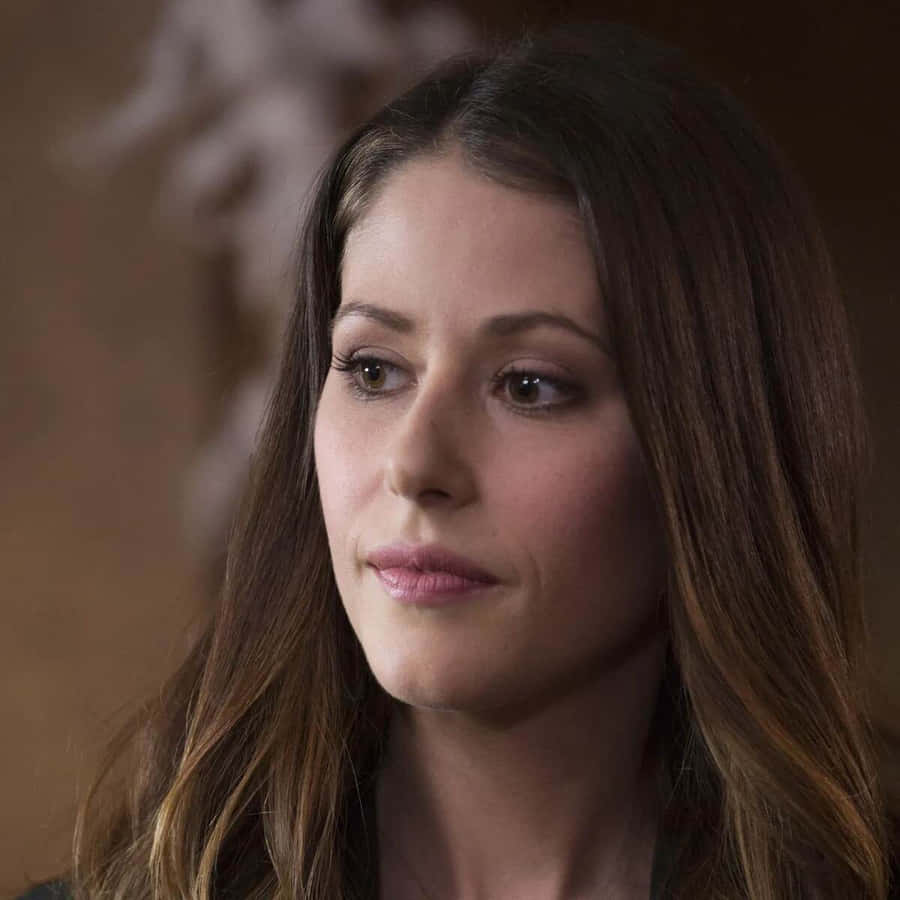 Amanda Crew Contemplative Portrait Wallpaper