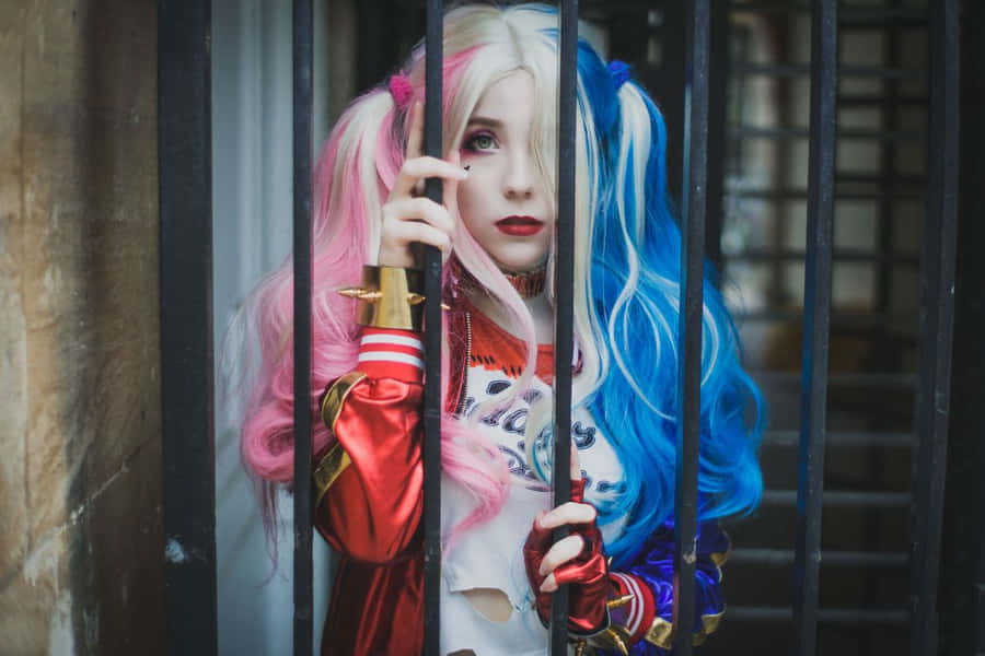 Amazing Harley Quinn Cosplay Wallpaper