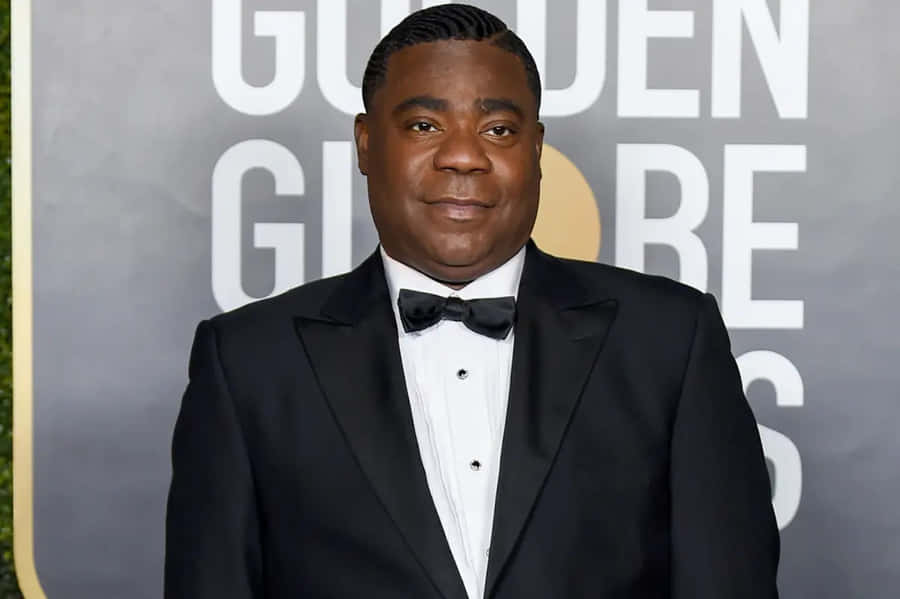 American Actor And Comedian Tracy Morgan On Stage Wallpaper