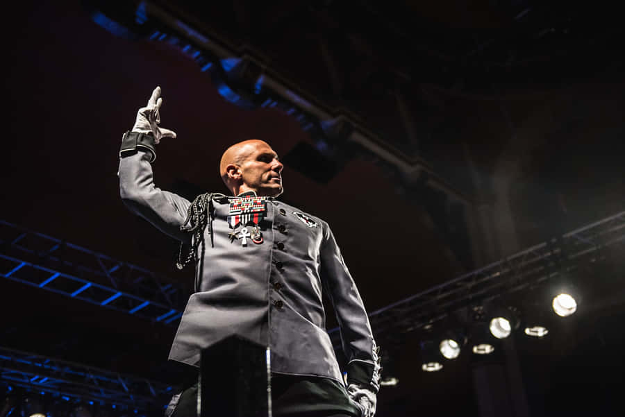 American Aew Wrestler Christopher Daniels In Gray Wallpaper