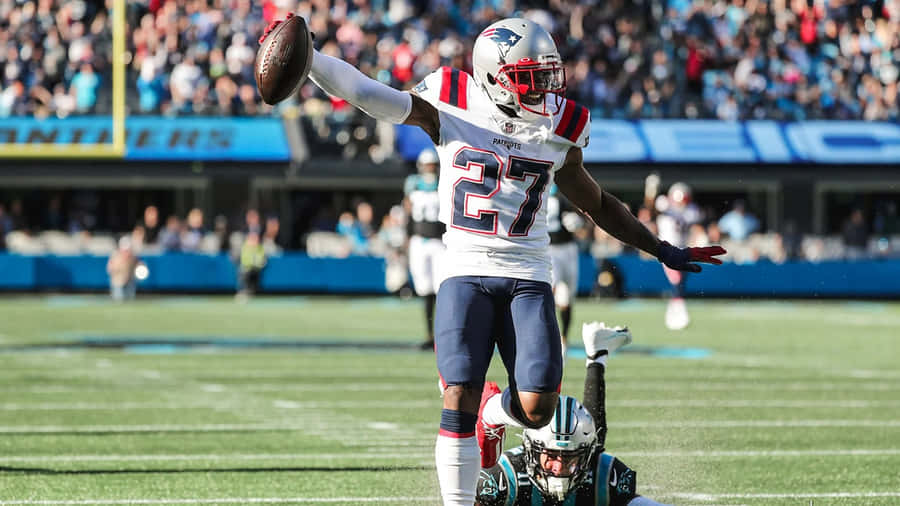 American Footballer Patriots Cornerback Jc Jackson Wallpaper