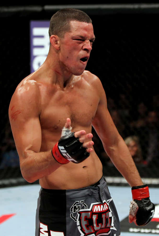 American Mixed Martial Artist Nate Diaz Ufc Wallpaper