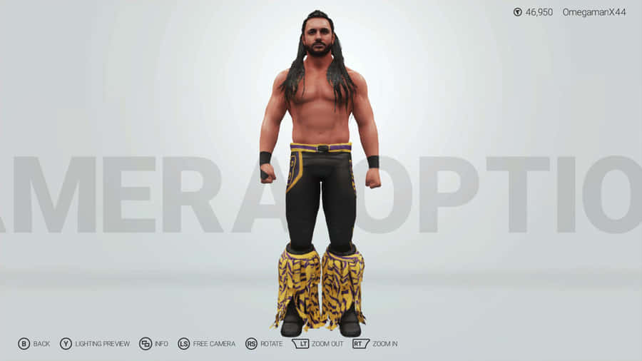 American Professional Wrestler Matt Jackson Video Game Character Wallpaper