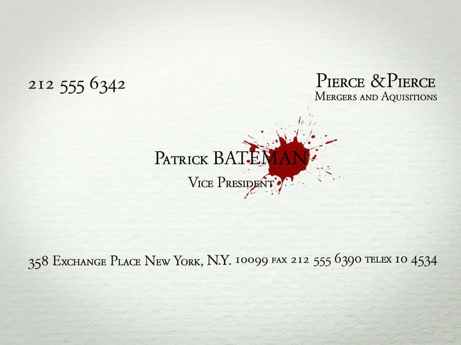 American Psycho Hd Letter Wallpaper