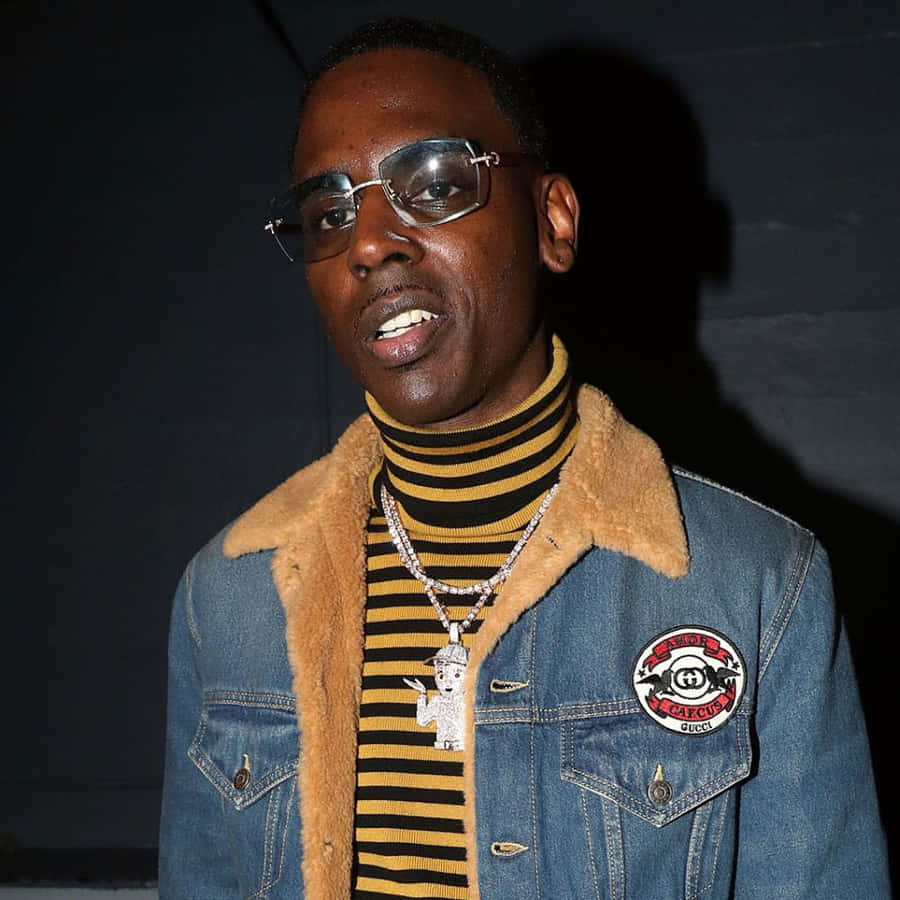 American Rapper Young Dolph 2019 Portrait Wallpaper